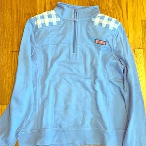 VINEYARD VINE WOMEN QUARTER ZIP SWEATSHIRT